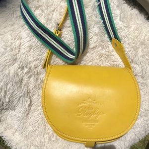 Super unique Ralph Lauren yellow bag.